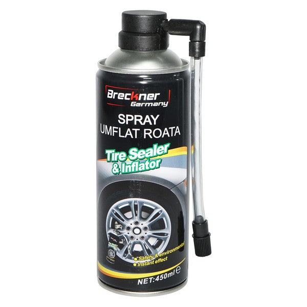 Spray Umflat Roti cu Silicon Reparat Fisuri Anvelopa Breckner