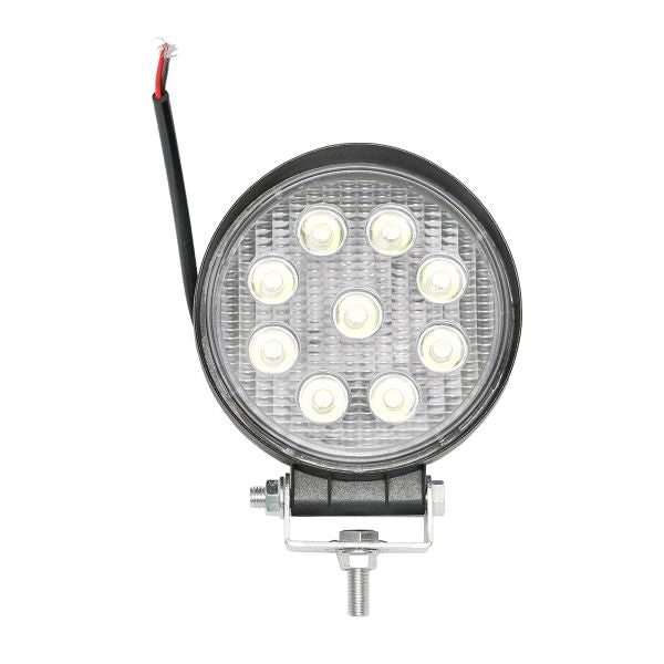 Lampa cu 9 LED-uri 10-60V 27W Unghi Radiere 60 de Grade Tip Flood 6000K 107x107x51mm IP67 Breckner Germany
