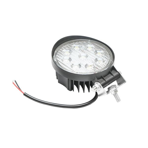Lampa cu 9 LED-uri 10-60V 27W Unghi Radiere 60 de Grade Tip Flood 6000K 107x107x51mm IP67 Breckner Germany