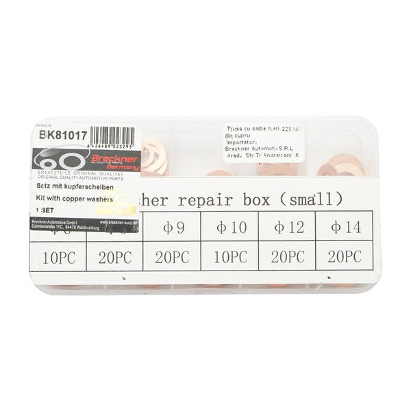 Trusa cu Saibe Cupru Fi6 - Fi14 100 Buc Breckner