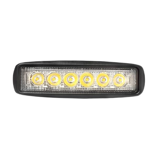 Lampa Tip Bara cu 6 LED-uri 10-60V 18W Unghi Radiere 30 de Grade Tip Spot 160x43x42mm Breckner Germany