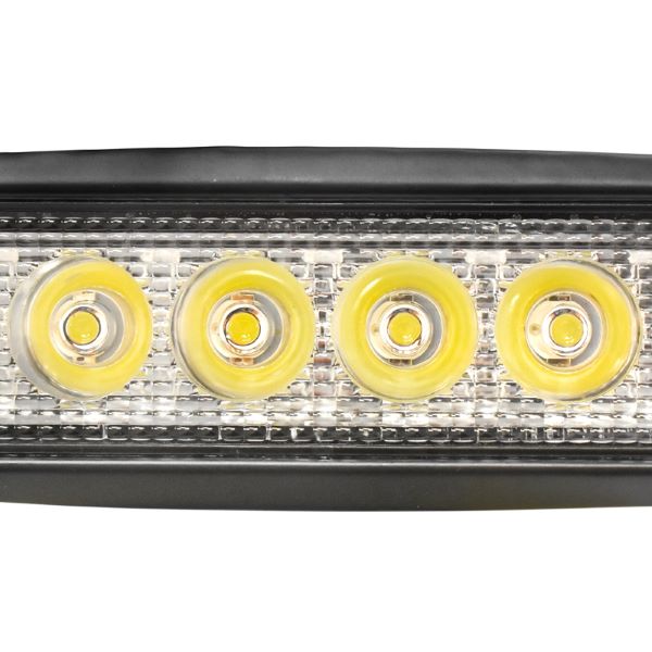 Lampa Tip Bara cu 6 LED-uri 10-60V 18W Unghi Radiere 30 de Grade Tip Spot 160x43x42mm Breckner Germany