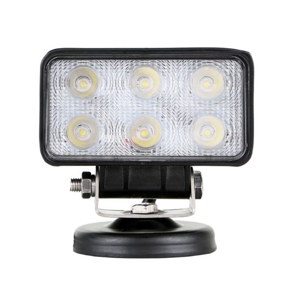 Lampa cu 6 LED-uri 10-60V 18W Unghi Radiere 60 de Grade Tip Flood 111x65x55mm IP67 6000K Breckner Germany