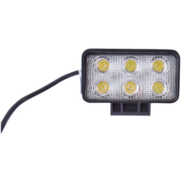 Lampa cu 6 LED-uri 10-60V 18W Unghi Radiere 60 de Grade Tip Flood 111x65x55mm IP67 6000K Breckner Germany