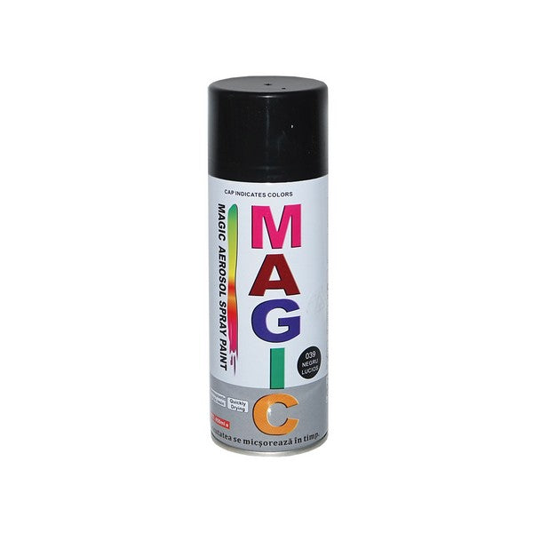 Spray Vopsea Negru Lucios 039 Magic