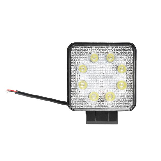 Lampa 8 LED-uri 10-60V 24W Unghi Radiere 30 de Grade Tip Spot 107x107x51mm 6000K IP67 Breckner Germany