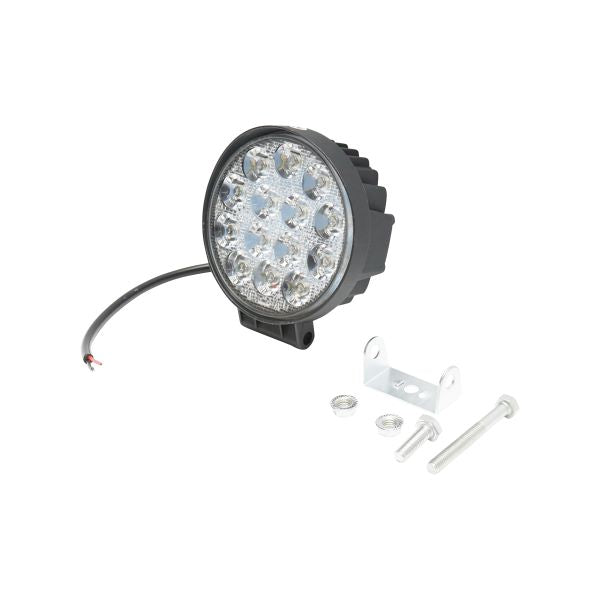 Lampa cu 14 LED-uri 10-30V 42W Unghi Radiere 60 de Grade Tip Flood 114x114x61mm IP67 6000K Breckner Germany