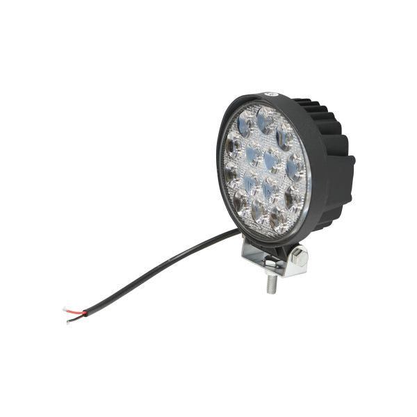 Lampa cu 14 LED-uri 10-30V 42W Unghi Radiere 60 de Grade Tip Flood 114x114x61mm IP67 6000K Breckner Germany