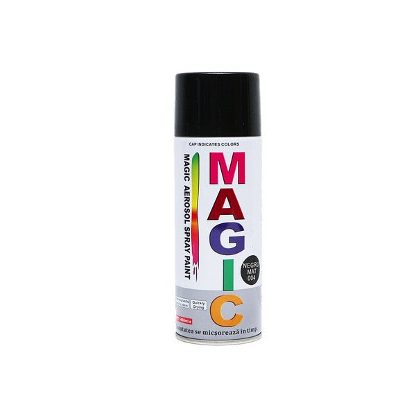 Spray Vopsea Negru Mat 004 Magic